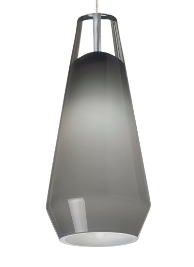 Foto para Lustra 30k Satin Nickel 80cri MP-Lustra Pendant Smoke, sn, -LED