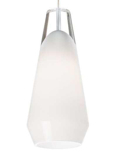 Foto para Lustra Satin Nickel MP-Lustra Pendant White, sn