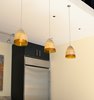 Foto para 8w Nebbia 30k Satin Nickel 80cri MP-Nebbia Pend amber,sn-LED