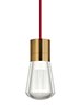 Foto para 9w Alva 22k Aged Brass 90cri TD-Alva Pendant 3 RD AB -LED922