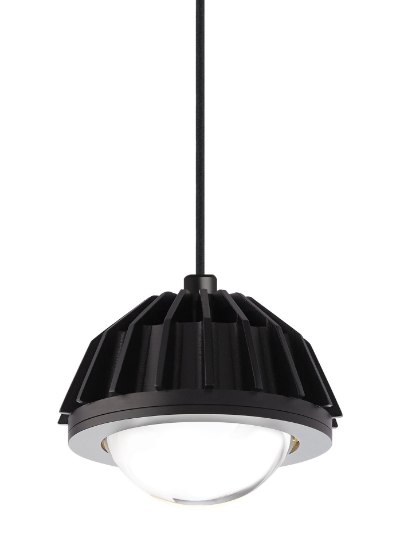 Foto para 9w Eros 30k Black 90cri TD-Eros Line-Voltage Pendant bk, -LED930