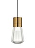 Foto para 9w Alva 22k Aged Brass 90cri TD-Alva Pendant 7 BK/WH AB -LED922