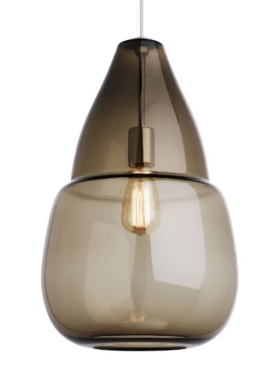 Foto para 3.5w Capsian 22k Satin Nickel E26 Medium Base ST19 90cri TD-Capsian Grande Pendant SM SN -LED922