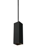 Foto para 15w Exo 27k Metal Shade Black 90cri TD-Exo Pendant 18IN 12INin 60° BK BK -LED927