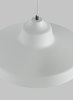 Foto para 75w Zevo Aluminum White Medium Base Zevo Pendant WH No Lamp