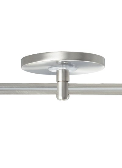 Foto para Monorail Satin Nickel MO-PF 4IN R Lo-Prof sngl fd,sn