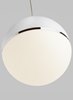 Foto para 12w Akova 27k Acrylic & Metal Shade Satin Nickel 90cri MO-Akova Pendant  AB/BB sn-LED927