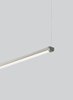 Foto para 16w Rae 24k Satin Nickel 80cri MO-Rae Linear Suspension 300lm/ft, 48IN, sn, -LED8