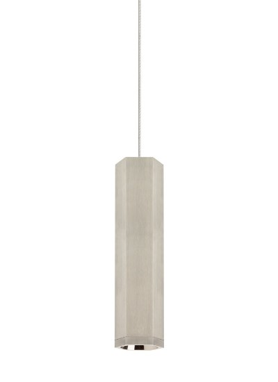 Foto para 50w Blok Satin Nickel/Satin Nickel MO-Blok Pendant S SN/SN