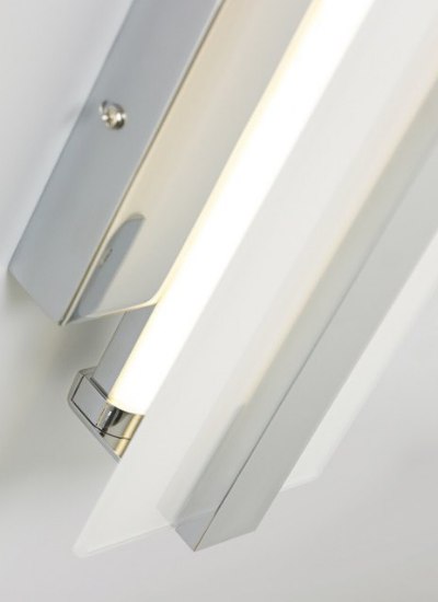 Foto para 16w Windrush 24k Satin Nickel 80cri Windrush Wall 2, W, W, S, -LED824