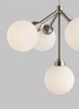 Foto para 2.5w Mara 27k Frosted Glass Globe Aged Brass 90cri FJ-Mara Pendant WH AB -LED927