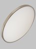 Foto para 45w Vance 30k Frosted Glass Diffuser Satin Nickel 90cri Vance 24 Flush Mount 24IN SN -LED930