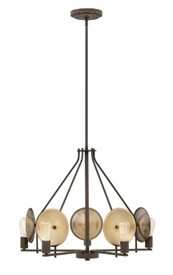 Foto para 100w Chandelier Boyer MED Oil Rubbed Bronze Single Tier