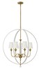 Foto para 60w Chandelier Waverly CAND Warm White Stem Hung Foyer