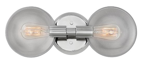 Foto para 100w Bath Boyer MED Polished Nickel Bath Two Light