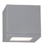 Foto para 16w 750lm 30K 5" Rubix Outdoor LED WW Graphite Ceiling Flush Mount