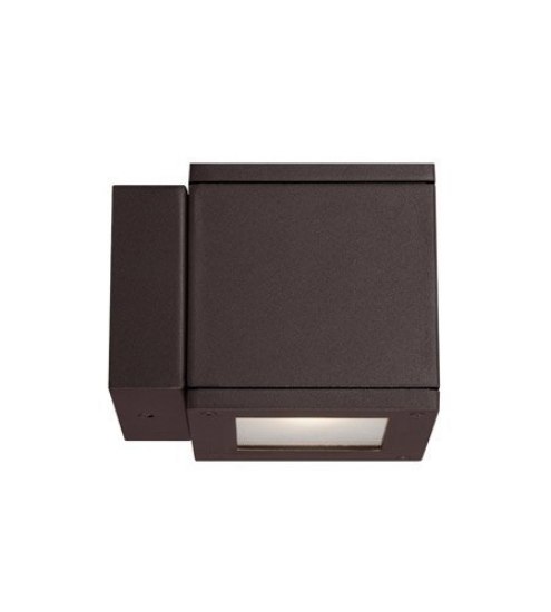 Foto para 16w  980lm 30K 5" Rubix Outdoor LED WW Bronze Wall Sconce