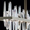 Foto para 57w 2415lm 30k 52" Solitude Mahogany WW LED Long (62") Crystal Accent Pendant