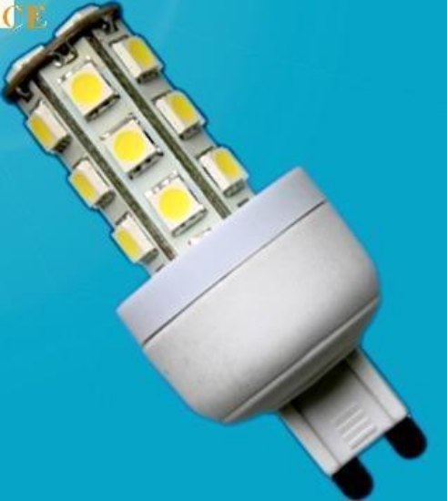 Foto para 5w G9 21x5050 SMD WW LED Φ30xh63 mm Corn Light Bulb