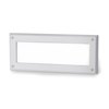 Foto para 5.5w 110lm 30K 9½"  x 4" Endurance WW LED Architectural Graphite Opal Outdoor Brick Light