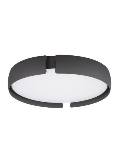 Foto para 22.4w 1002lm 277v 14" Lifo Gray 90cri WW LED Flushmount