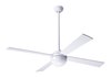 Foto para 42w 52" Ball Gloss White No-Light Fan Speed Control 4-Blade Ceiling Fan