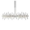 Foto para 57w 2415lm 27k 52" Cityscape Soft Gold w/Vintage Platinum Accents Large Linear SW LED Pendant