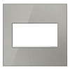 Foto para adorne Real Materials Brushed Stainless 2-Gang Wall Plate