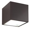 Foto para 30.5w 2334lm 30K 5.5" 120-277v Bloc Bronze Cube Up & Down WW LED Outdoor Wall Light