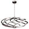 Foto para 56w (8 x 7w) 4760lm 14¾" 30k Vortex SSL 85CRI LED Brushed Steel WW LED Pendant