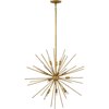 Foto para 60w Chandelier Tryst CAND Burnished Gold Stem Hung Pendant