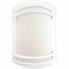 Foto para 10" 60w Captare White/Light Grey E26 A19 Sconce