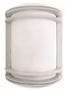 Foto para 10" 60w Captare White/Light Grey E26 A19 Sconce