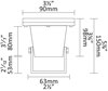 Foto para 50W Dark Green GX5.3 12v-120v Garden Light