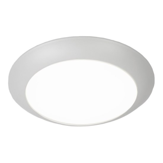 Foto para 15w 6" 950lm 30K Disc White Dimmable WW LED Flush Mount