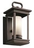 Foto para 12" South Hope 1-Light Rubbed Bronze Outdoor Wall Lantern