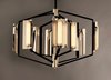 Foto para 22" Reflect Black/Polished Nickel 8-Light LED Pendant