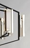 Foto para 22" Reflect Black/Polished Nickel 8-Light LED Pendant