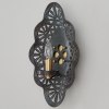 Foto para 9" Feleena Brass Aged Iron E12 Small Sconce