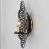 Foto para 9" Feleena Brass Aged Iron E12 Small Sconce