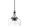 Foto para 15" Octave Black 3-Light E26 Pendant