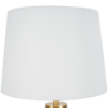 Foto para 29" White & Gold Speckled Ceramic Terrazzo Tall Table Lamp