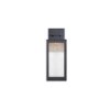 Foto para 14" Amherst Black 30K 1-Light Outdoor Wall WW dweLED Sconce