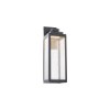 Foto para 14" Amherst Black 30K 1-Light Outdoor Wall WW dweLED Sconce