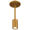 Foto para 2.50" Cafe Antique Brushed Brass Dim LED Sconce