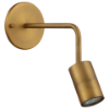 Foto para 2.50" Cafe Antique Brushed Brass Dim LED Sconce