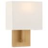 Foto para 8" Mid Town Antique Brushed Brass Sconce