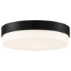 Foto para 11" Roma Matte Black LED Flush Mount