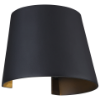 Foto para 8" Cone Black LED Wall Mount