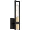 Foto para 4½" 27k Tyne Black/Antique Brushed Brass ADA LED Sconce